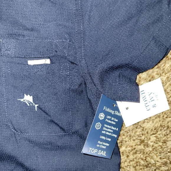 CROWN & IVY Kids Fishing UPF 30 NEW - Picture 5 of 5